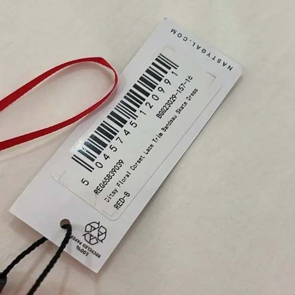 Nasty Gal Ditsy Red Floral Milkmaid Dress - Picture 12 of 15